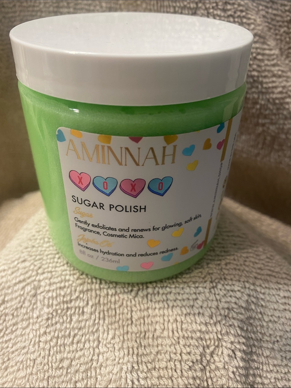 Aminnah Sugar Polish Set- XOXO- Sweet Pea- Lavender - Picture 2 of 4